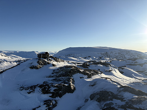 Brimtvora (1572 moh) med Tarven i bakgrunnen
