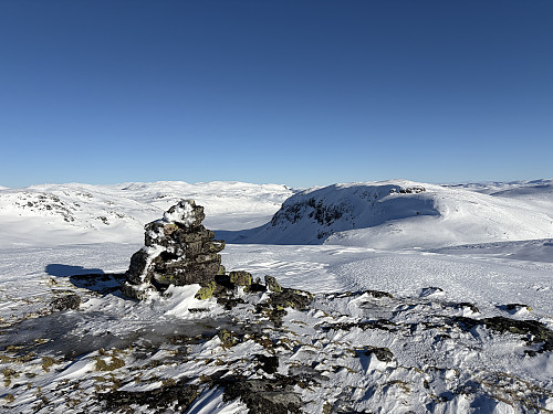 Grindafleteggi 1375 moh med Såteggi i bakgrunnen