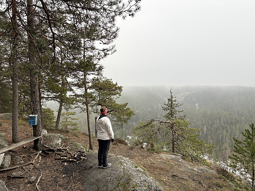Utsikten på Vanakleiv var noe tåkete denne dagen
