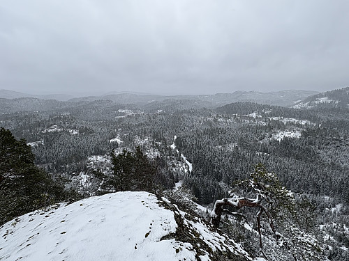 Utsikt østover