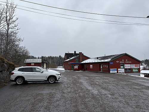 God plass på Jarseng p-plass i dag