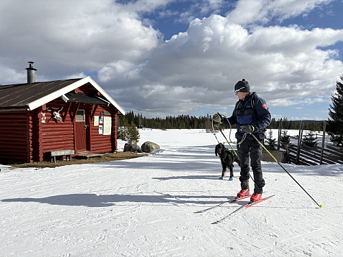 Roland er klar til tur fra Vollkoia