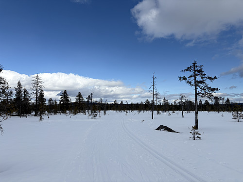 Brumundkampen i sikte bak til venstre