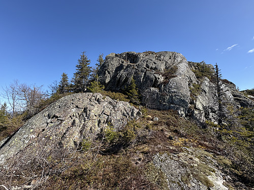 Den siste stigningen opp til Tåråfjellet