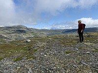 Utsikt mot Fitjanuten og Holmavatnet.