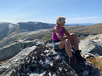 Toppen med Nordreskornuten i bakgrunnen.