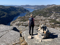 Utsikt mot Botne og Jørpeland.