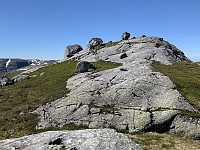 Toppområdet.