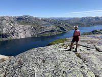 Utsikt mot Nilsebuvatnet.