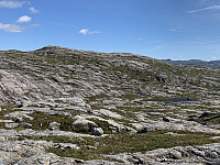 Toppen sett fra vest.