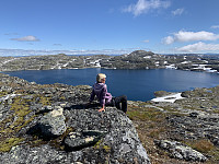 Utsikt mot Isvatnet og Fitjanuten.