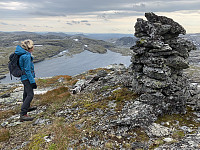 Utsikt østover mot vann 1296 og langt inn i Bykle.