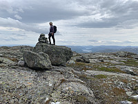 Utsikt østover i Bykle. Vi ser Ormsavatnet og Vatndalsvatnet.