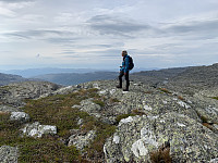 Toppen med Skaulen i bakgrunnen.