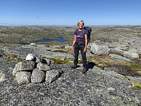 Varden som er ca. 100 meter nord for topp-punktet.