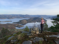 Utsikt mot Ådnøy og Forsand.