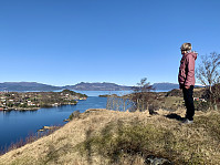 Utsikt mot nordfylket med Lammanuten, Skrubburdnuten og Grytenuten.