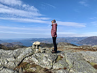 Utsikt mot Høgsfjorden og Lysefjorden.