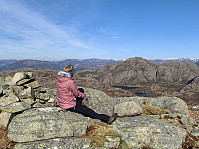 Utsikt mot Serifjellet.