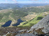 Ritlandskrateret sett fra Austmannshovudet.