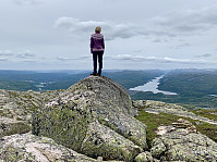 Utsikt mot Sinnes og Valevatnet.