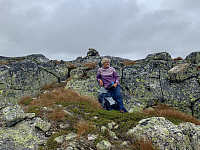 Pause under den lille varden.