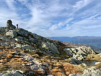 Toppområdet.