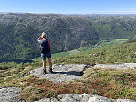 Utsikt mot Rusdal.