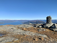 Utsikt mot Hardangerfjorden og Kvinnherad.