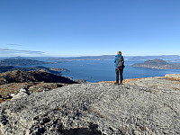 Utsikt mot Tittelsnes, Bømlo, Stord og Halsnøy.