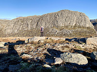 Vestveggen til Kjørkjestafjellet.