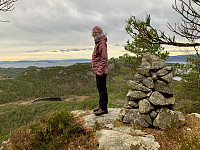 Varden vest på toppryggen.
