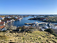 Utsikt mot Ydstebøhavn.