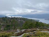 Utsikt mot ytre del av Grønsfjorden.