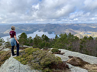 Utsikt mot indre del av Grønsfjorden.