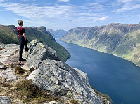 Utsikt utover Frafjorden.