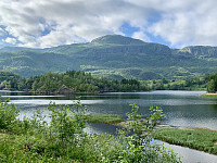 Reinsnuten sett fra sørsida av Nattlandsvatnet.