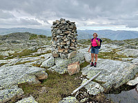 Flott varde og rester av trig-punkt.