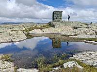 Fin fjelltopp.