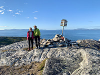 Utsikt mot nordøst. Rolvsøy bak til venstre.