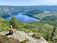 Fin utsikt mot Byglandsfjorden.