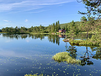 Idyll ved Bjørnjordstjønna.