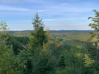 Utsikt østover mot Haugland.