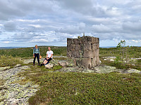 Fornøyde på toppen.