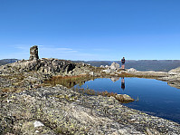 Topp-området.