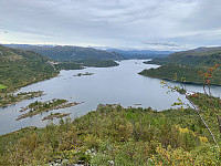 Utsikt mot Hartevatn fra Eggi.