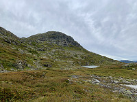 Toppen sett fra Vesterdalsfjellet.
