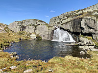 Foss sør for Litla Kaldavassheia.