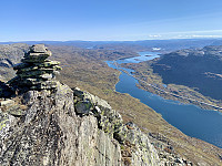 Utsikt østover mot Haukeli.