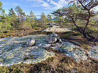 Toppen med trig-punkt.